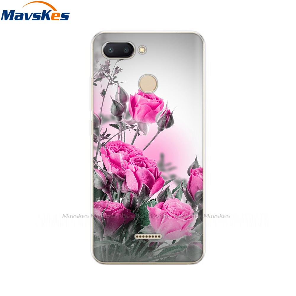 Silicone Cover for Xiaomi Redmi 6 Case Full Protection Soft Tpu Back Cover Phone Case for Xiaomi Redmi 6 Redmi6 Bumper Coque Bag