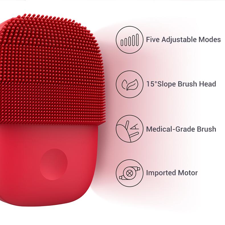 Xiaomi Обновленная версия Inface, щетка для очищения лица, электрическая звуковая щетка для лица, глубокая очистка, водонепроницаемый инструмент