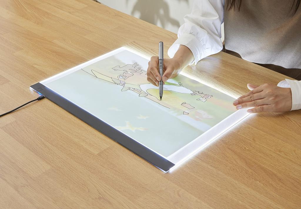 Блестящая доска для копирования формата А4 S-World