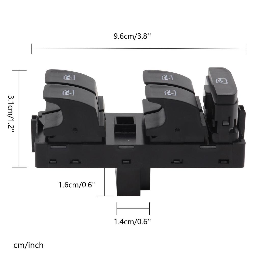 Электрическая кнопка управления дверью со стороны водителя, основное управление окном для VW Golf MK7 Passat Tiguan для SEAT Leon 2014-2018