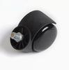 SGY Contemporary Plastic Office Chair Wheel 2 Inch Stem Swivel Furniture Casters with Brake Living Room Hospital