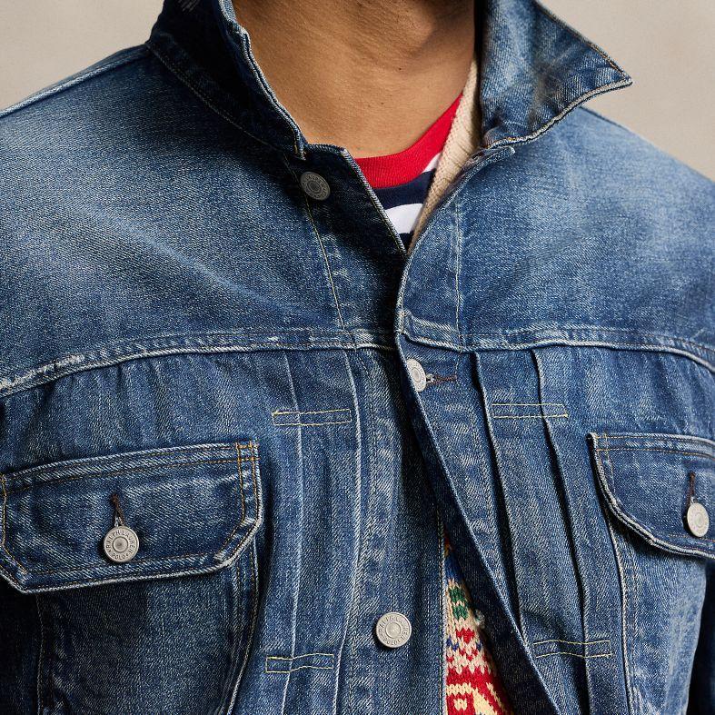 Polo Ralph Lauren SS24 Denim Jacket Loose Fit Men's Indigo MNPOOTW16021373-400