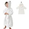Konny Kids Prevents Bathing from Getting Bath For Water Kids Gray [Konny] Bathrobe, Oeko-Tex Certified, Cold, Soft, Absorbent, Towel, Bath, Pool,