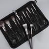Folding Professional Cosmetic Brushes Bag 14/29 Holes Cosmetic Brush Container  Makeup Artist