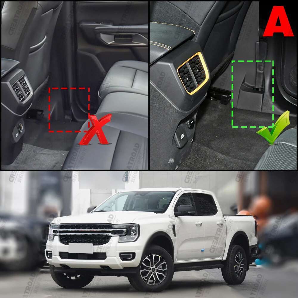 Автомобильные коврики для пола для Ford Ranger 2024 2025 Автомобильный ковер Накладка для защиты салона Аксессуары Детали