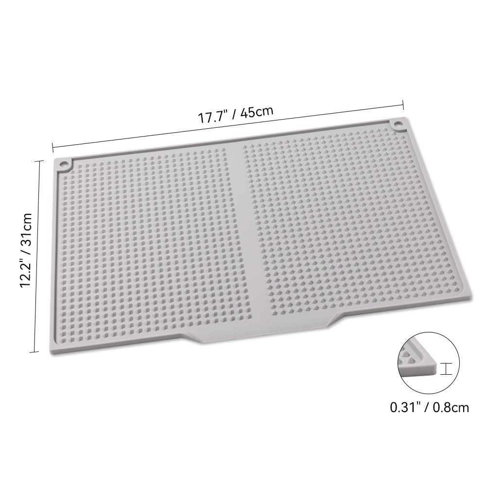 Силиконовый термостойкий противоскользящий коврик на кухонную столешницу