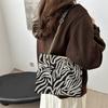 Trendy Niche Design High-end Retro Leopard Print Small Square Bag Cow Pattern Zebra Pattern Bag