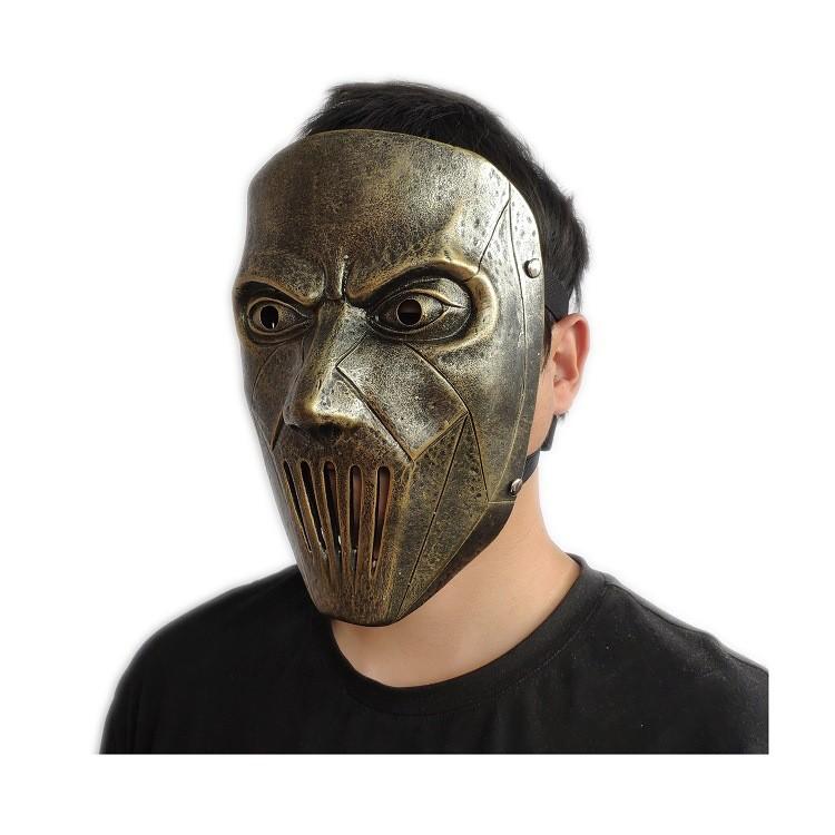 Slipknot Halloween Mask With Clown Face And Zipper Mouth For Costume Parties
