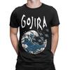 Men Gojiras Rock Metal Band T Shirt  100% Cotton Tops Novelty Short Sleeve O Neck Tees Gift Idea T-Shirts