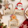 Wooden Christmas Money Holder Ornament Cash Gift Card Holder Hanging Decor Xmas Tree Pendant 2027 New Year Home Decor