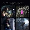Mini Self Defense Keychain Flashlight High Lumen Rechargeable LED Compact Portable Emergency Light