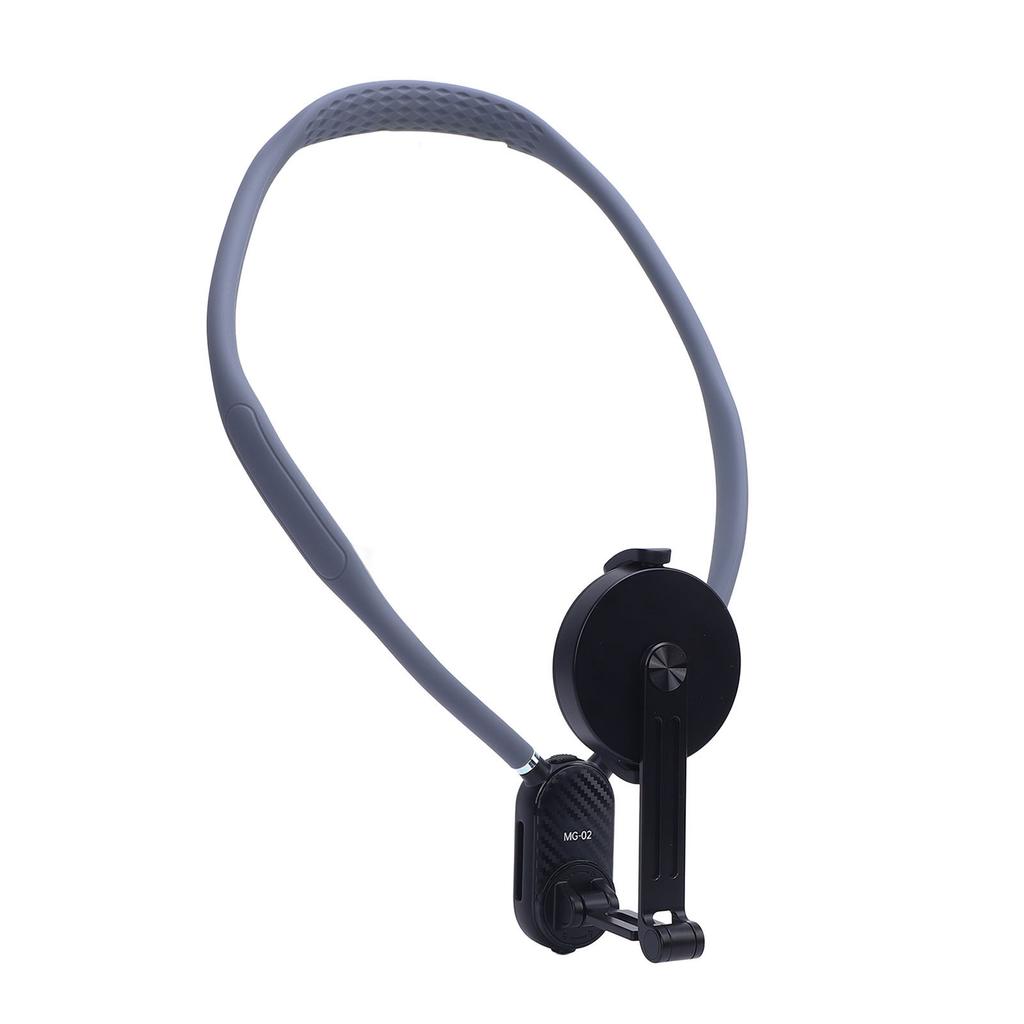 Neck Mount Phone Holder Adjustable Angle Neck Hanging Cell Phone Stand for Outdoor Riding Live Streaming