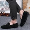 Fashion Flats Suede Loafers Leather Men's Shoes New Driving Flat Casual Style Men's Shoes Trendy Fashion Outdoor Lazy Loafers Men's Shoe