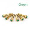 Colorful Brass Stringed Instruments Guitar Strings Bridge Pins String Pins Fixed Cone String Nails