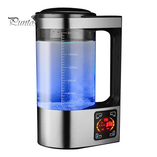 Генератор водородной воды на 2000 мл с подогревом при постоянной температуре, вилка стандарта США, чайник для приготовления водородной воды, уменьшающий воспаление