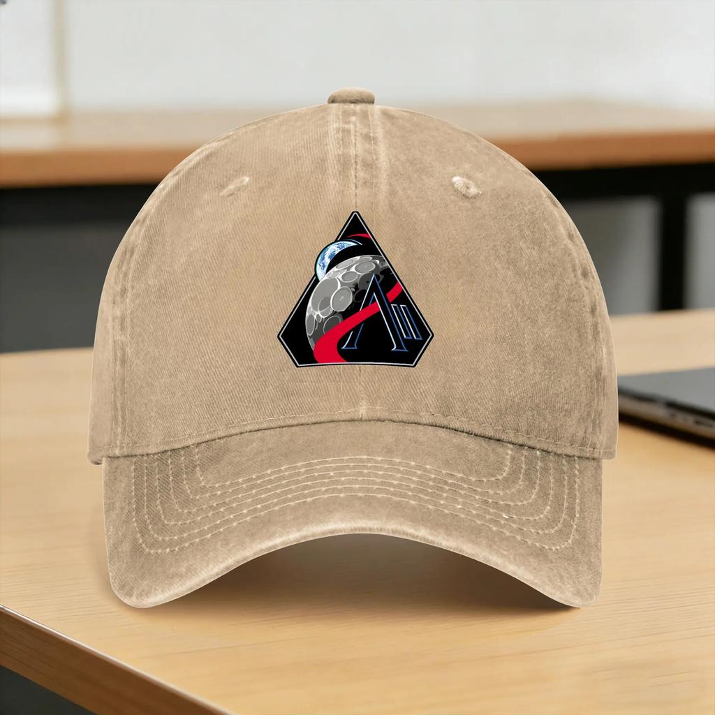 Baseball Cap Artemis II Back To The Moon Synthwave Astronaut Summer Hip Hop Hats For Unisex Hiking Fishing Sun Baseball Caps