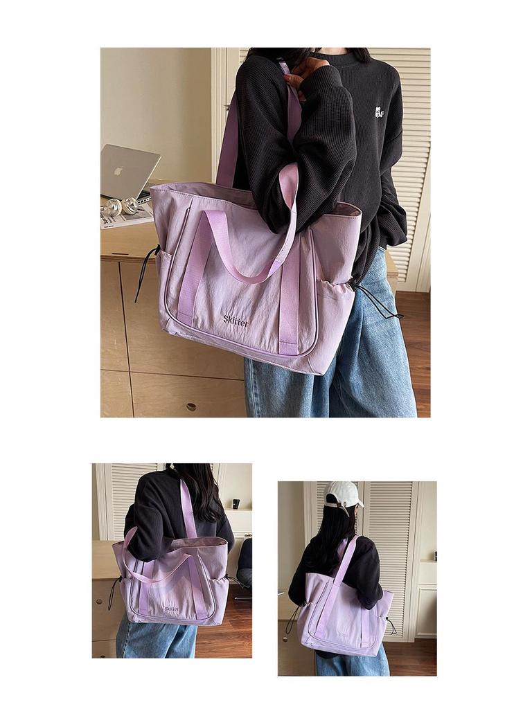 High-End Women's Lightweight Waterproof Tote: Versatile 2025 Large-Capacity Shoulder Handbag