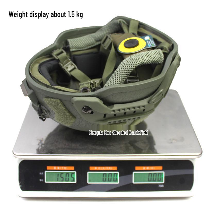 Enhanced MICH2002 Wendi Fiberglass Riot Helmet for Special Forces Training, 1.5KG