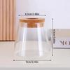 Glass Hydroponic Vase for Plants 9x9.3cm High Borosilicate Glass Propagation Station Elegant Table Decor