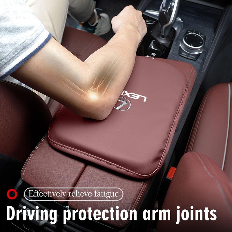 Lexus Car Armrest Cover Cushion Armrest Box Protective Pad For Lexus FSPORT LBX NX RX 350h 450h ES UX 300e GS GX IS LS LX CT LC