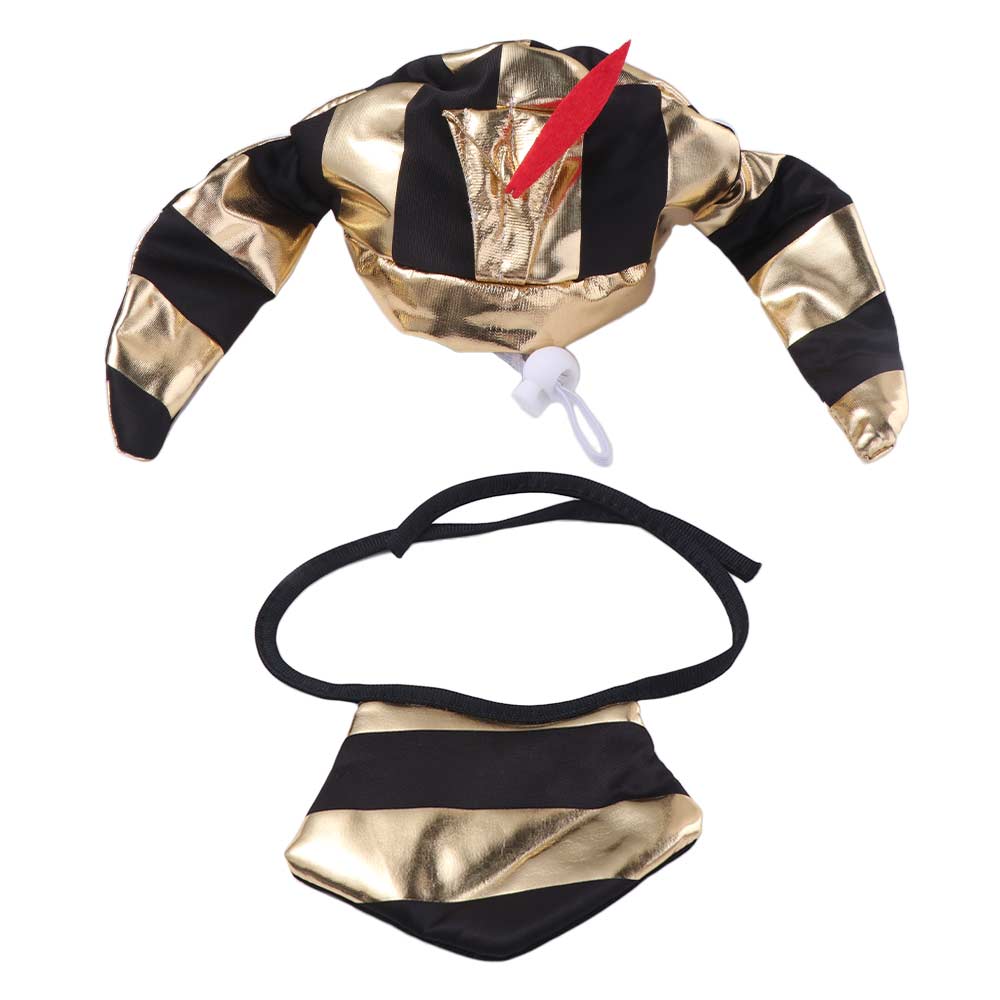 Breathable Pet Egyptian Pharaoh Hat Cute Cat Golden Pharaoh Hat Halloween Party