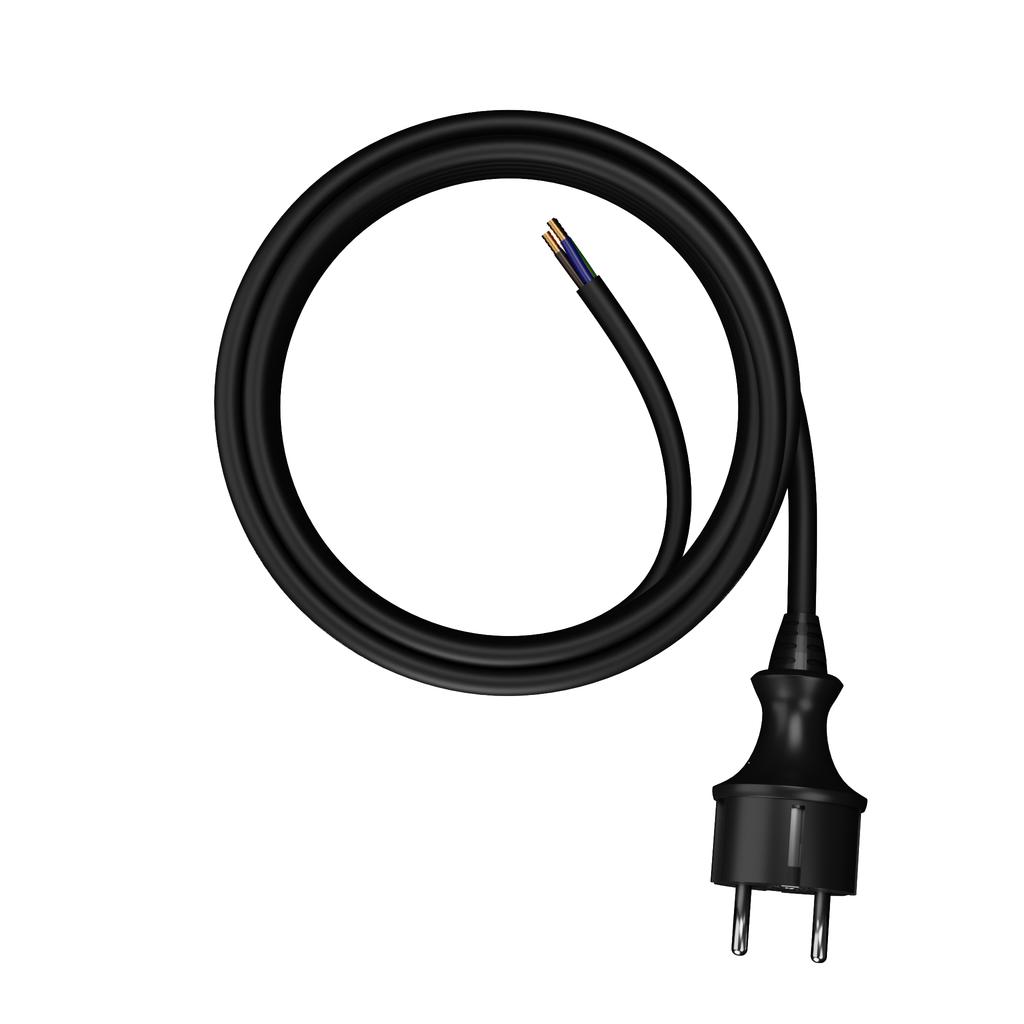 Awtools Przewód Z Wtyczką 1,5M 3X1,5 Czarnyh05Vv-F