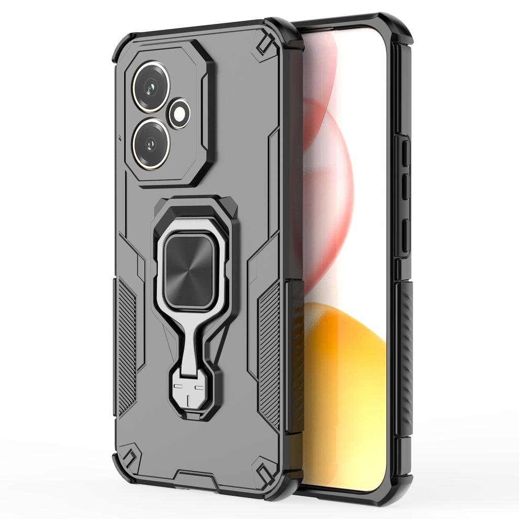 For Honor 400 5G (Global) Case Rotatable Ring Kickstand PC+TPU Shockproof Phone Cover