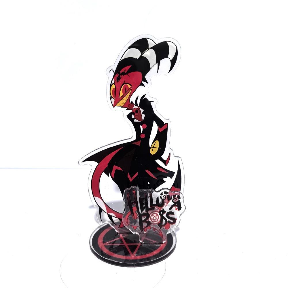 Anime Helluva Boss Figure Fashion Acrylic Stand Action Figurine Accessories Collection Desktop Ornaments Kids Gift