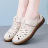 Летние женские римские сандалии Mary Jane Beach Shoes Closed Toe Casual Soft Walking Sandals for Girl Plus Size