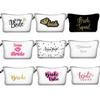 Waterproof And Wear-resistant Cross-border Bride Cosmetic Bag Ladies Floral Clutch Travel Makeup Bag Storage Bag