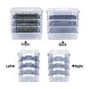 Mealworm Feeding Box 4-Layer Clear Mesh Breeding Habitat Kit Mealworm Farm Bin With Handle For Sugar Glider Reptile Spider Bird