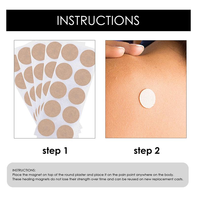 South Moon 1 упаковка/50 шт. сверхпрочная магнитная паста для акупунктурных точек для облегчения боли в плечах, шее и талии, паста для суставов, сильная магнитная паста для акупунктурных точек