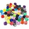 Sportswear Accessories Double Holes Plastic Stopper Cord Lock Bean Apparel Shoelace Toggle Clip