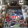 Philadelphia Eagles Customized Name Carpet Suitable For Kitchen Balcony Outdoor Living Rooms Antislip Rug Decorate Offices