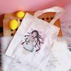 Cartoon Canvas Shopping Bag Mikan Tsumiki Japan Anime Women Shoulder Bag Eco Handbag Tote Bags Reusable Grocery Shopper Bags