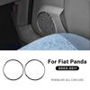 Carbon Fiber Door Speaker Ring Cover for Fiat Panda 2003 2004 2005 2006 2007 2008 2009 2010 2011 LHD RHD Panel Trim Decoration