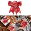 Christmas Decoration Bow Holiday Decoration Bow Red Decoration Bow