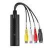VHS в цифровой преобразователь USB аудио-видео конвертер для Windows 7 8 10 Карта видеозахвата Оцифровка аналогового видео VCR VHS DVD