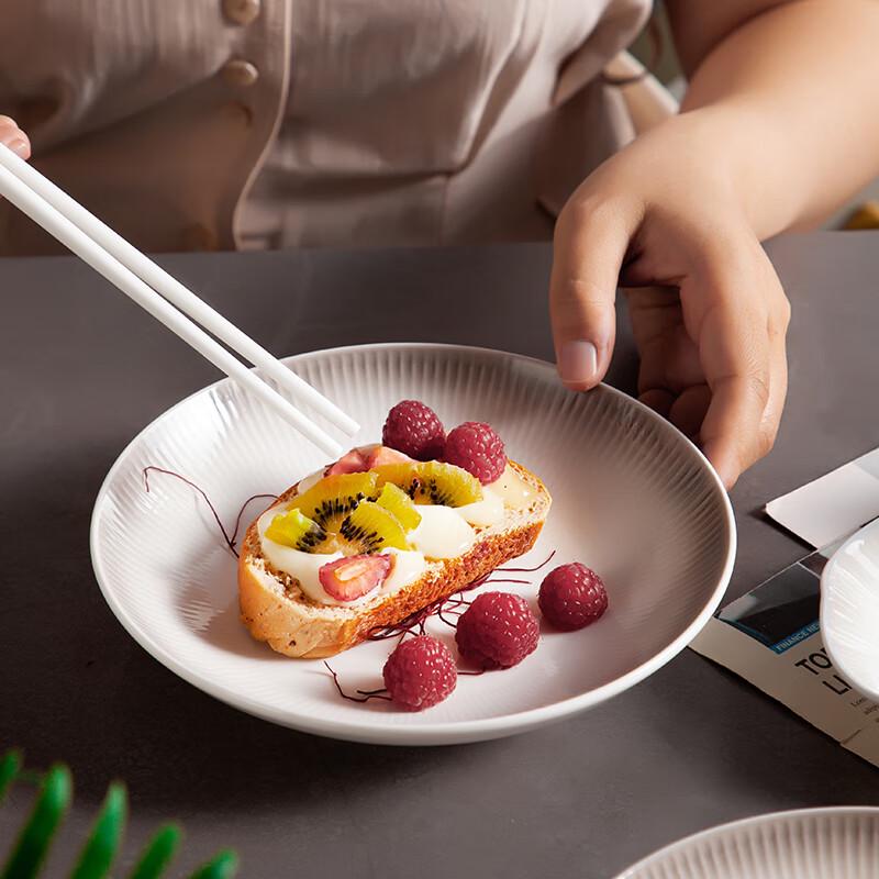 Dupont Simple White Ceramic Dinnerware Set