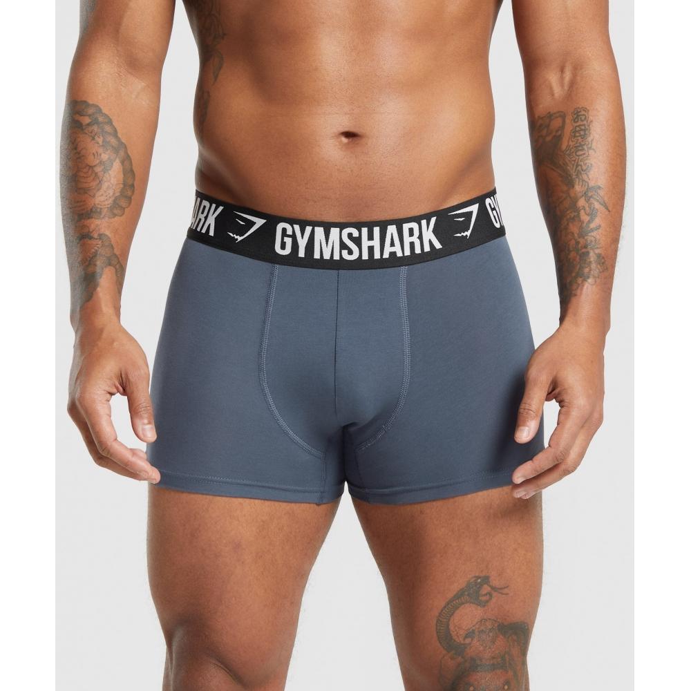 Gymshark Боксеры-брифы 3 шт. Черный Графитовый Серый A5a3w Bc2n