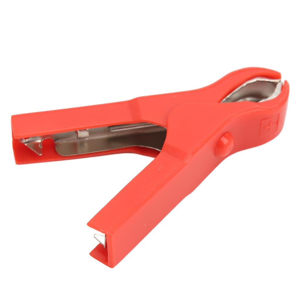 10pcs Electric Clip Stainless Steel Spring Design Strong Clamping Steel ABS Material Safe Charging Clamp for Wires