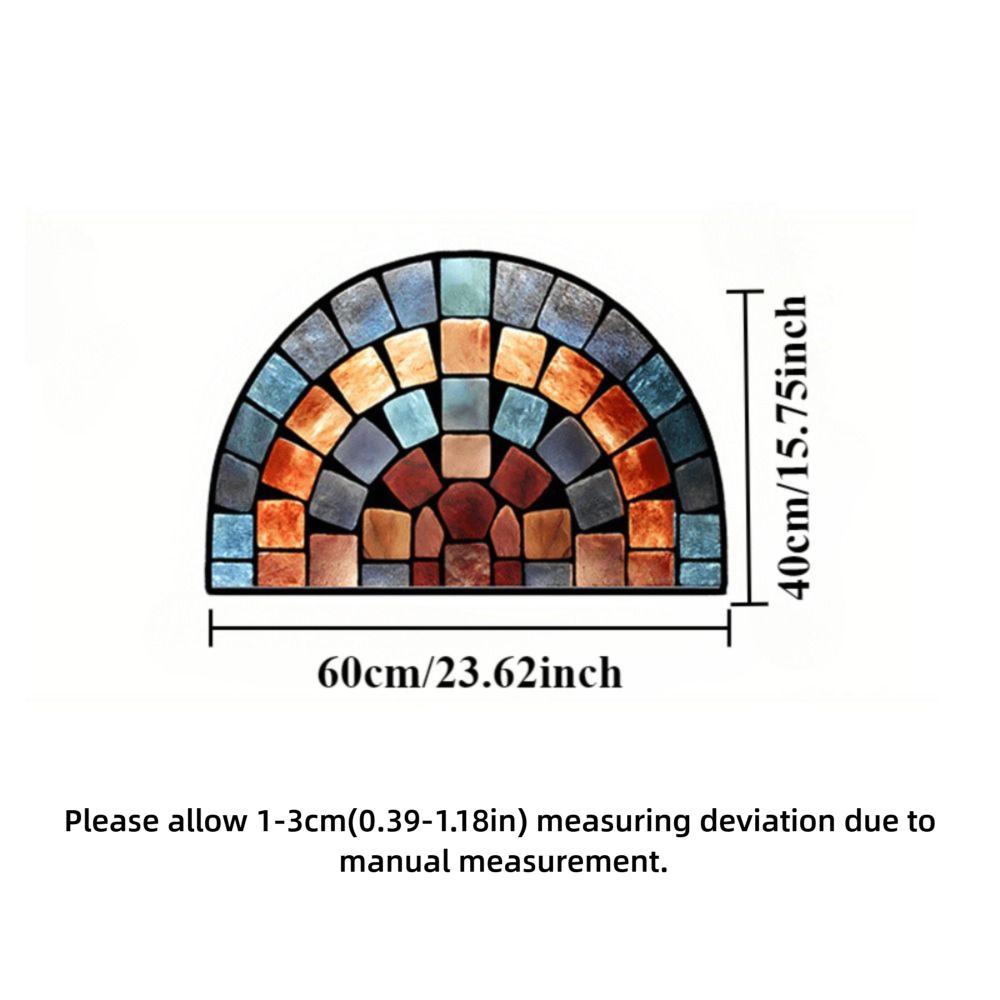 Non Slip Welcome Rugs Boho Door Mat High Quality Half Round Doormat Indoor Outdoor