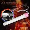 Карманы Киска Нагревательный стержень USB-отверстие Искусственная вагина Мужская мастурбационная чашка Подогреватель для мастурбатора Секс-игрушки USB-накопитель