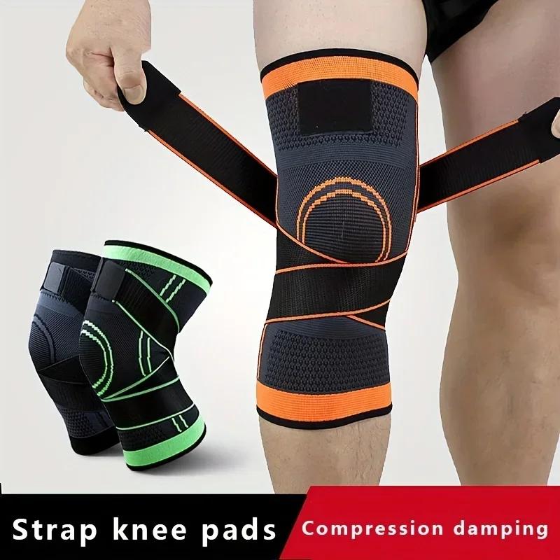 Knee Protector Sports Breathable Knee Pad Fitness Men Women Basketball Knee Brace Gym Compression Straps Hiking Sleeve Amagi