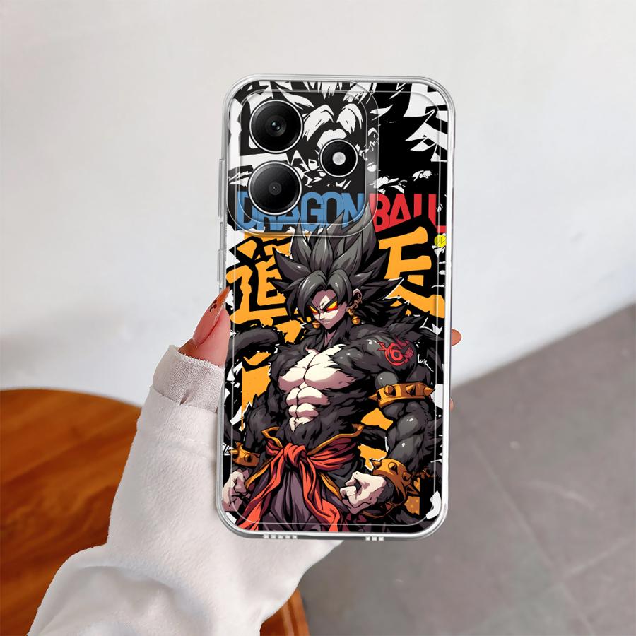 Мягкий чехол для телефона для Xiaomi Redmi Note 14 Pro Plus 12S 9 10 13C A4 11 10S 12 Note 13 14C 11S Dragon Ball Сон Гоку