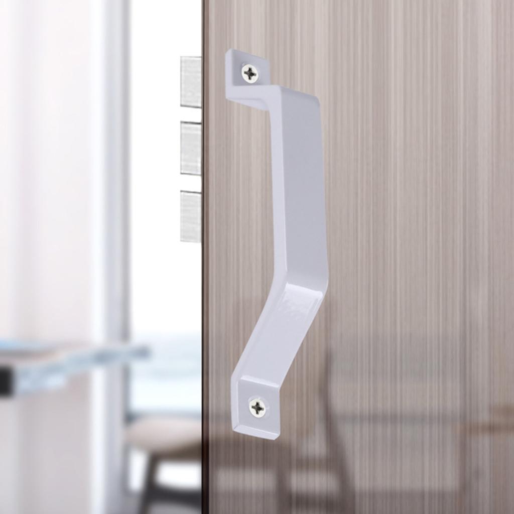 2Pcs Elegant Sliding Barn Door Handles 6.10Inch Aluminum Alloy Pull Accessory for Kitchen Cabinets and Furniture Door