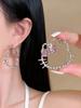 1 пара ажурных сережек-кошек, модные и милые серьги на каждый день, сюрприз-подарок на день рождения/годовщину девушки