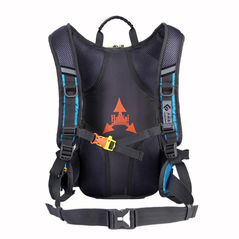 Unisex Waterproof Reflective Cycling and Hiking Backpack with Helmet Holder