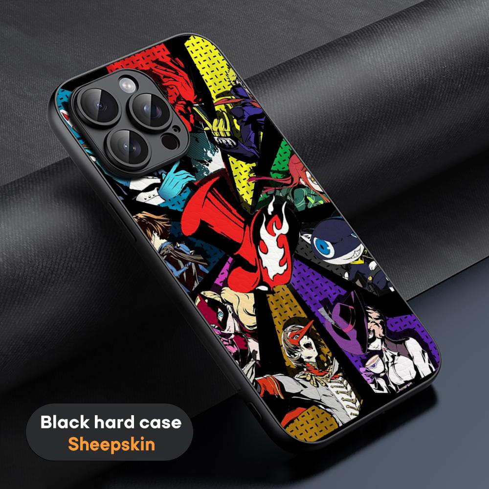 Personal hot game 5 poster pattern Phone Case For iPhone 16 15 14 13 12 11 Plus Pro Max Limited Black hard case Sheepskin