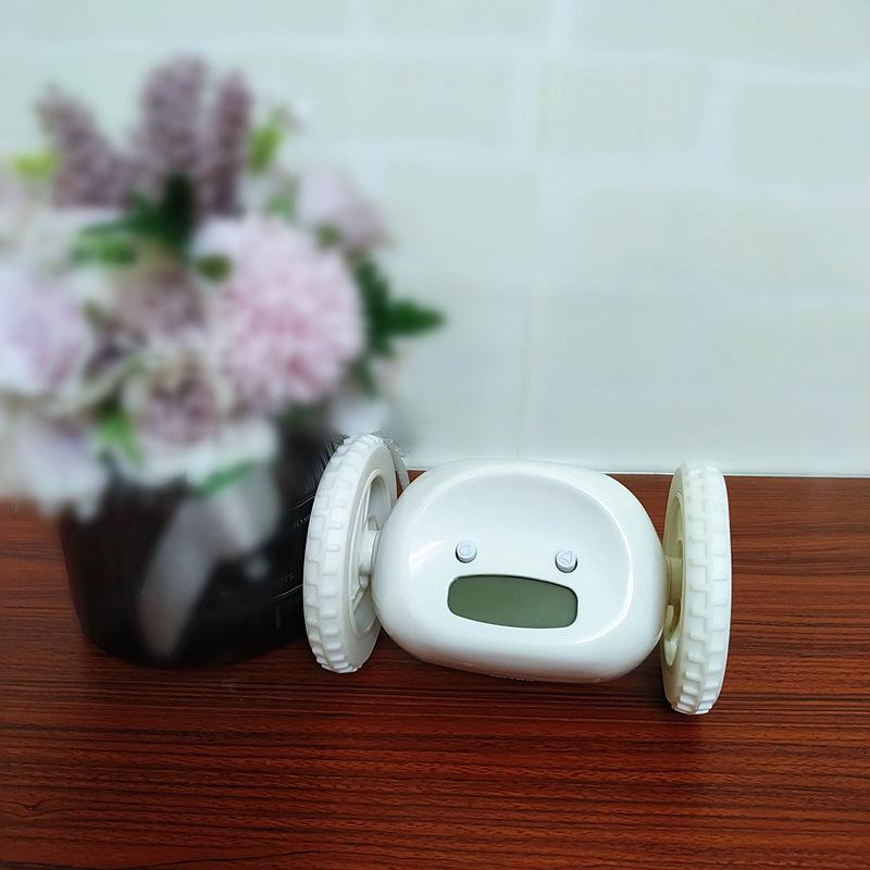 Убегающий будильник - Веселый убегающий будильник на колесиках для детей и студентов, Функция повтора